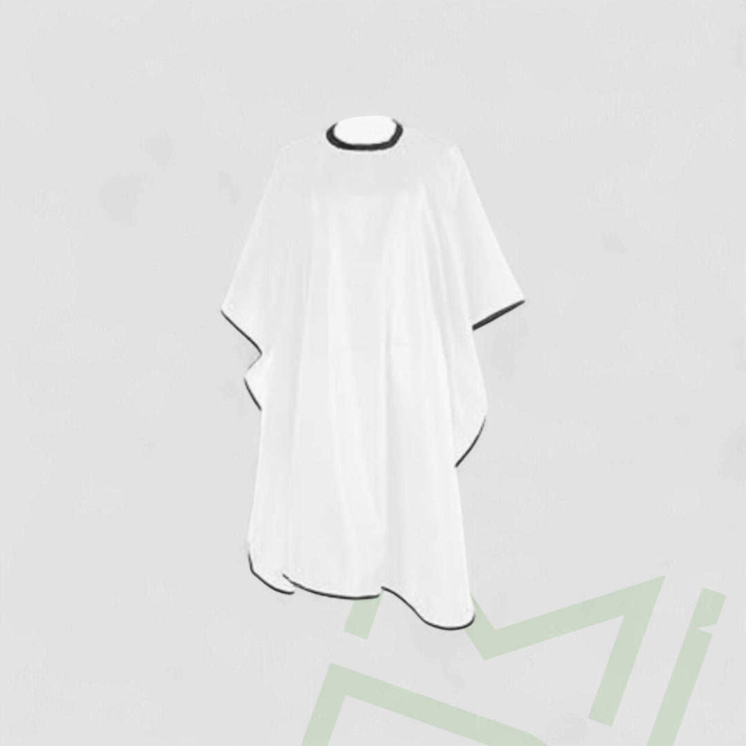 White Hair Cutting Cape | MDI Salon Equipment - MDI Salon Equipment