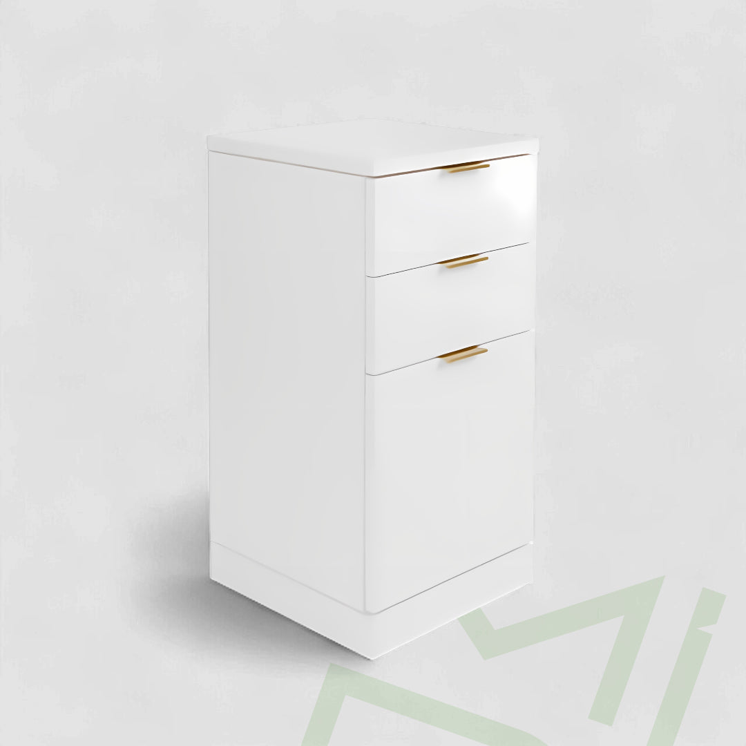 Ellen Modern Styling Station with Hairpin Legs