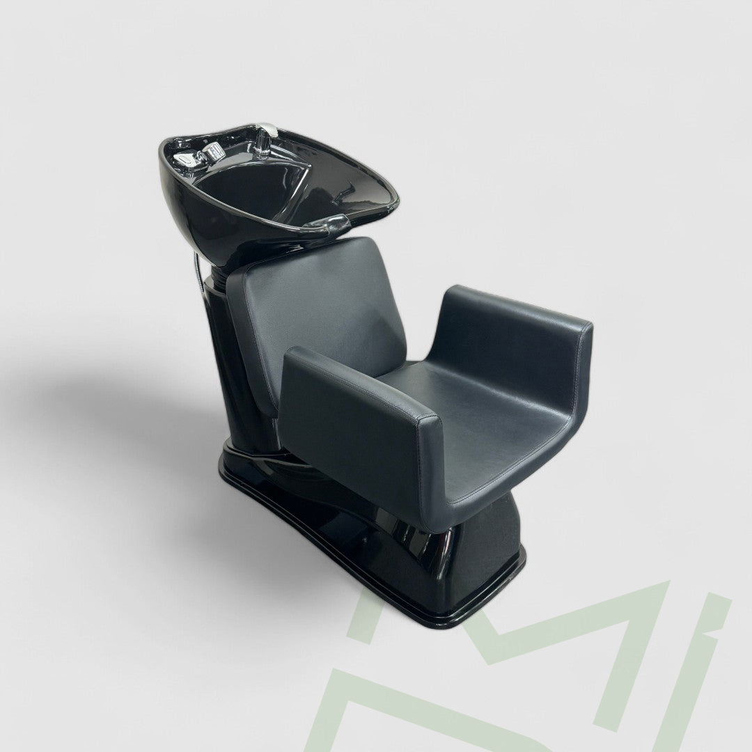 Paris Black Luxury Salon Shampoo Backwash Unit - MDI Salon Equipment