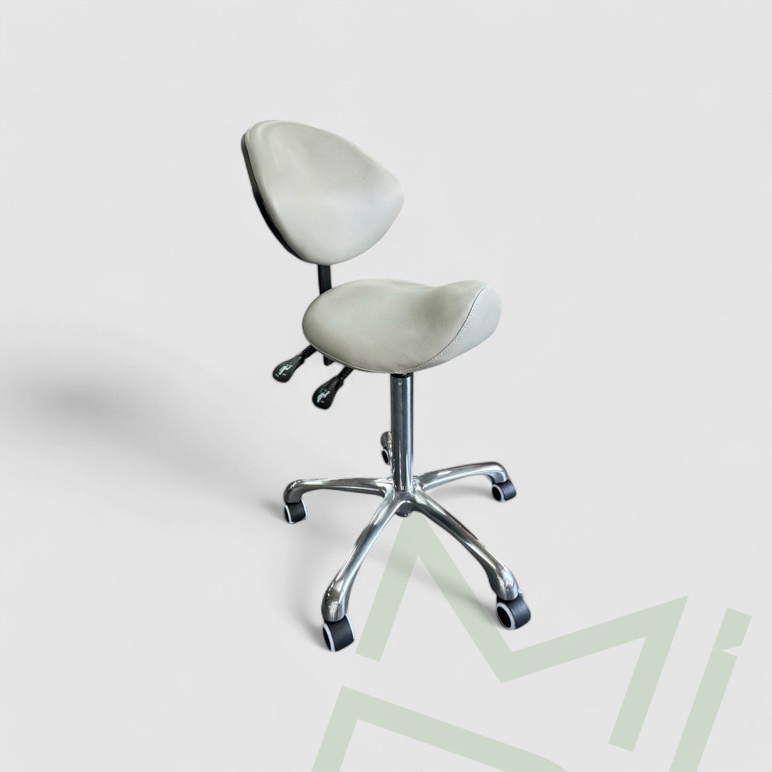 Reeda Gray Salon Stool - MDI Salon Equipment