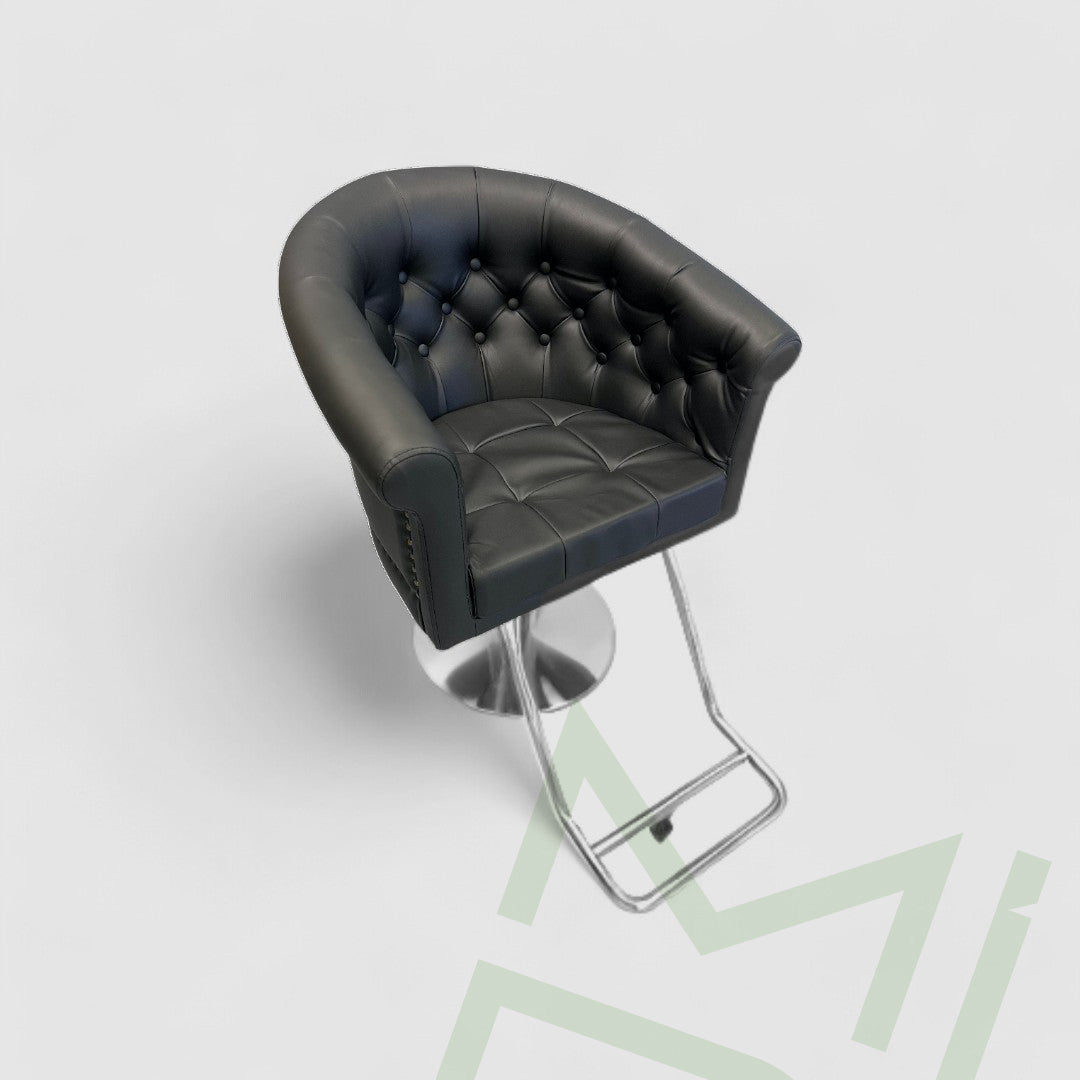 Jasmine Black Luxury Salon Styling Chair - MDI Salon Equipment