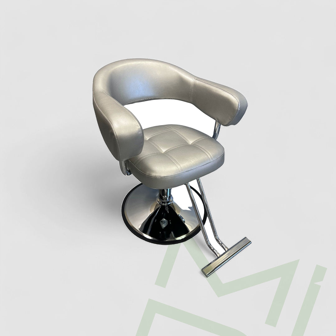 Camella Deluxe Silver Salon Chair - MDI Salon Equipment