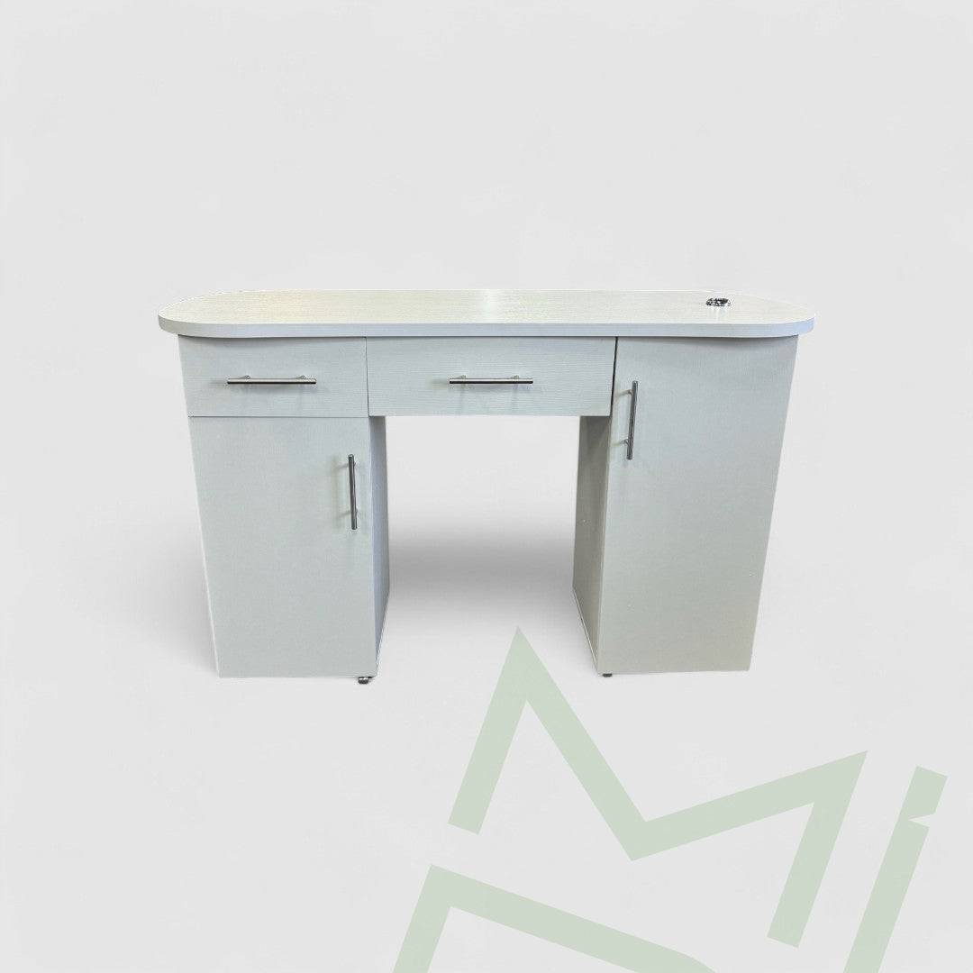 Milan Luxury White Salon Furniture Set Salon Furniture