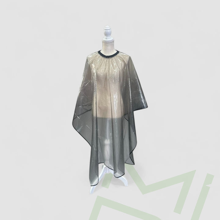 Clear Hair Cutting Cape for Barbers & Stylists - MDI Salon Equipment
