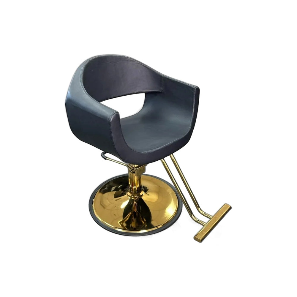 Marbella Black & Gold Styling Chair - MDI Salon Equipment