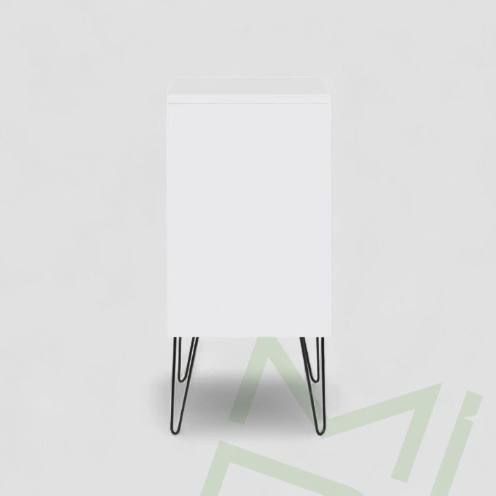 Ellen Modern Styling Station with Hairpin Legs