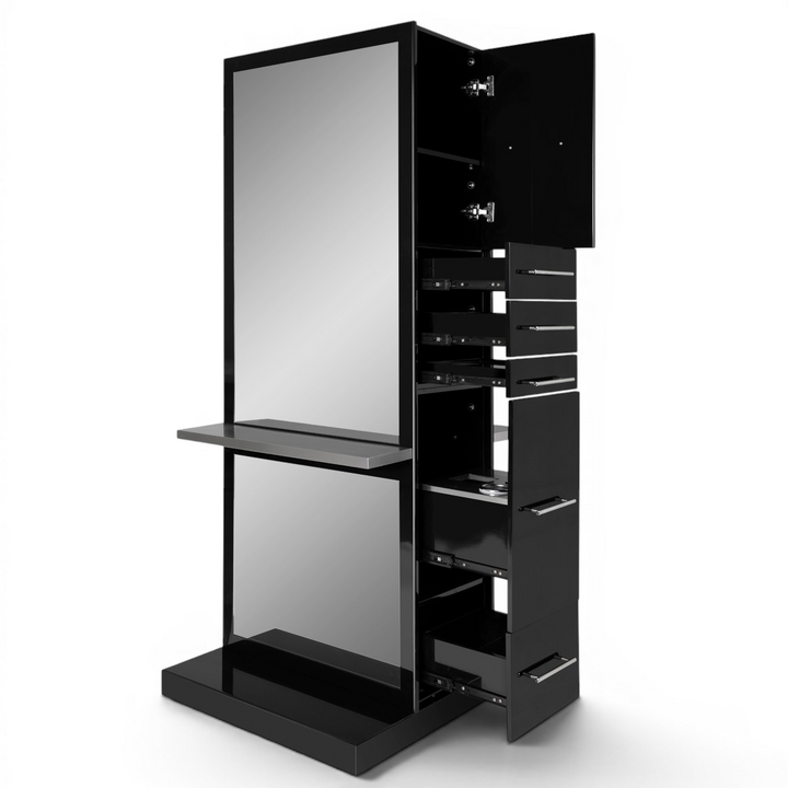 Double-Sided Styling Station in Matte Black