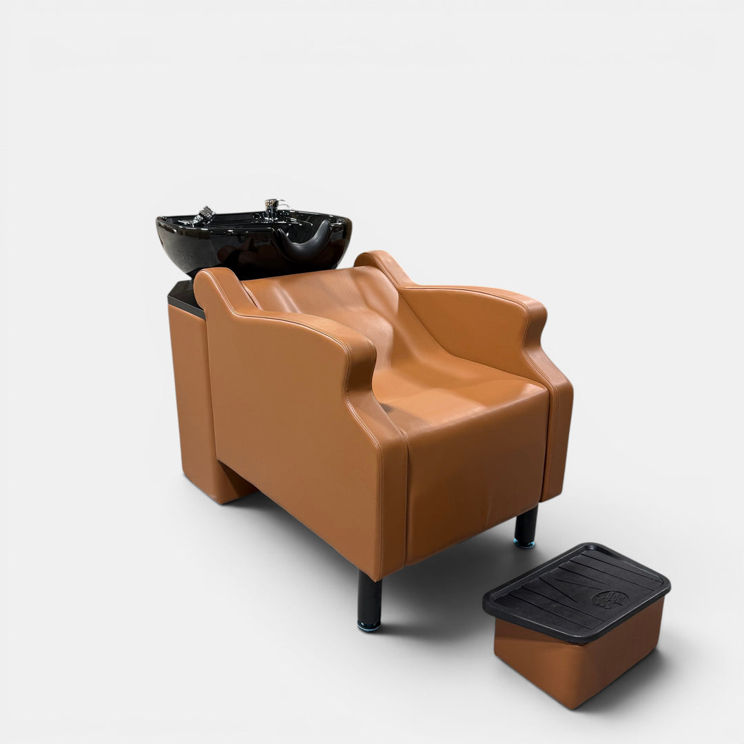 Lumina Shampoo System (Ottoman Included) - MDI Salon Equipment
