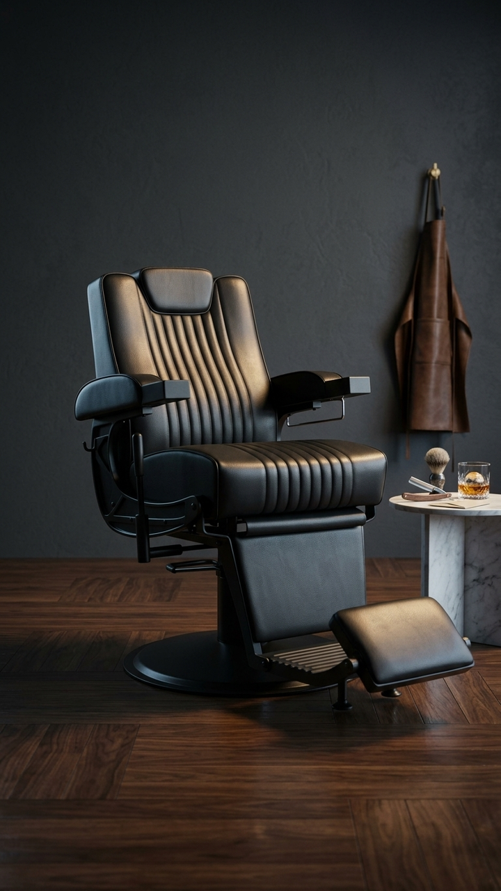 Montreal Deluxe Comfort Barber Chair - MDI Salon Equipment