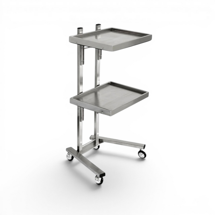 Salon Trolley Cart  Nawal Silver - MDI Salon Equipment