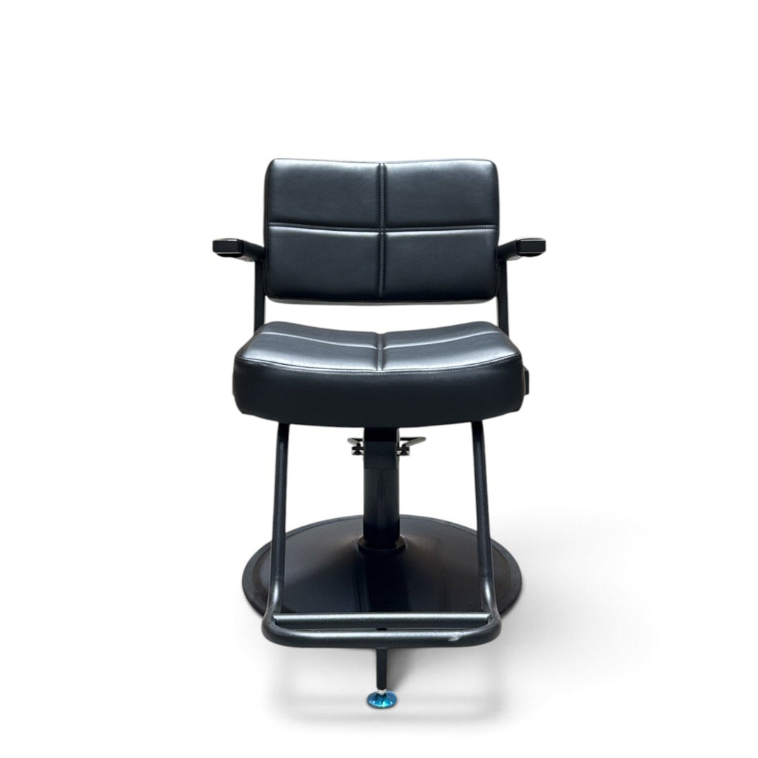 Sillón de peluquería negro Luxe Comfort de April