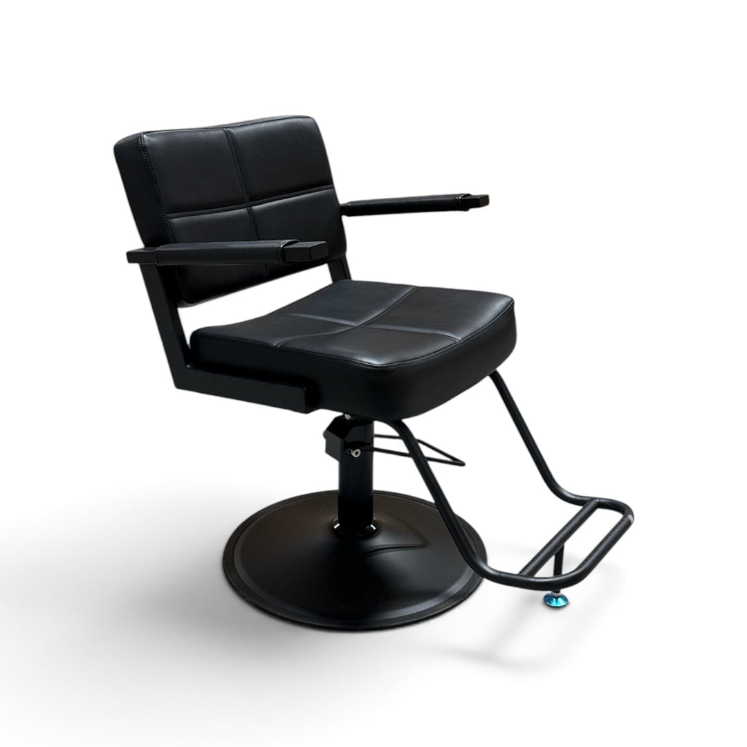Sillón de peluquería negro Luxe Comfort de April