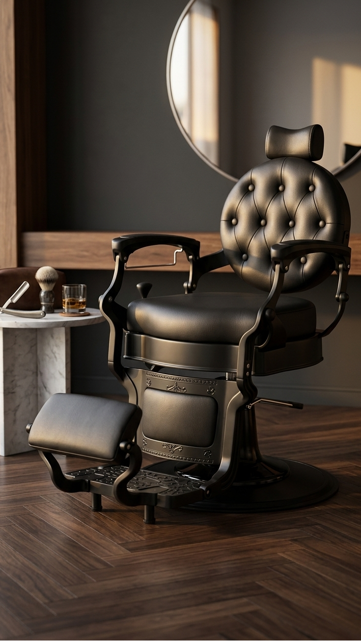 Viola Barber Chair - MDI Salon Equipment