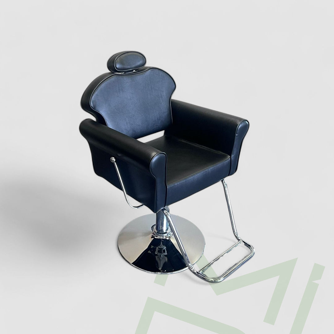 Emma Deluxe Comfort Salon Chair in Black