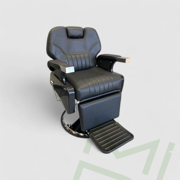 MDI Salon Equipment - Millapp Black Barber Chair for Houston