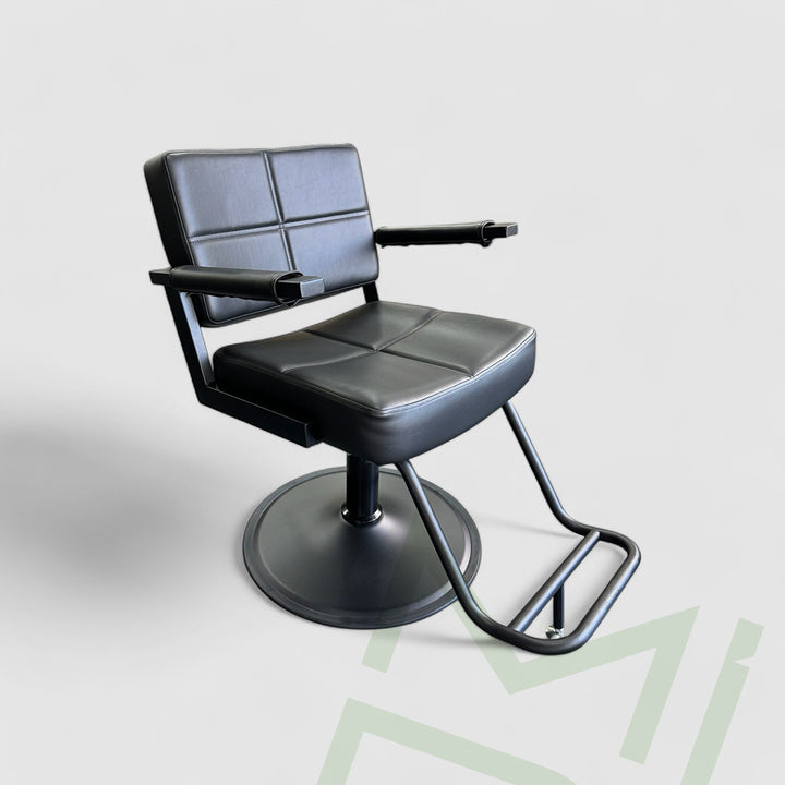 April Luxe Comfort Black Salon Styling Chair - MDI Salon Equipment
