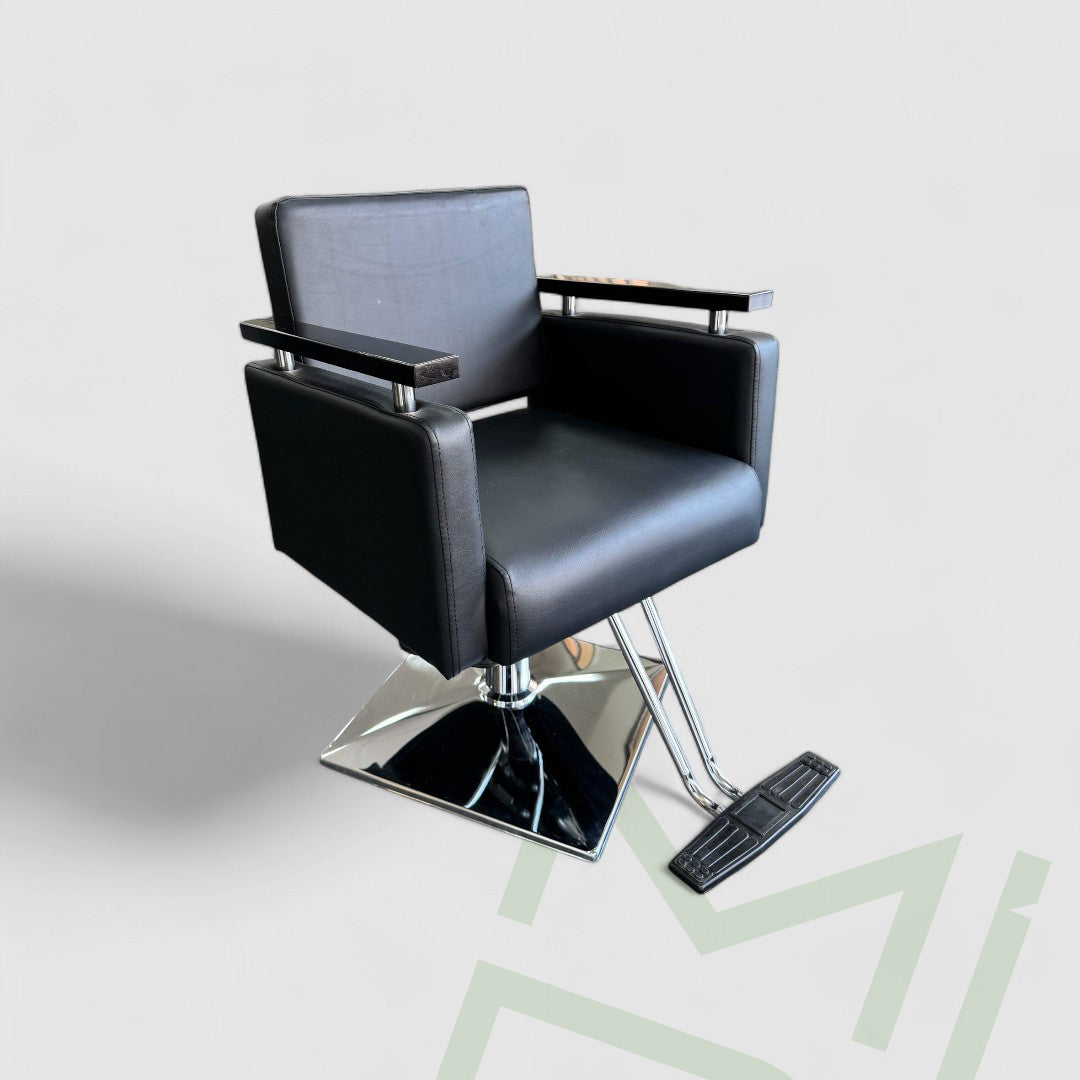 Saturn Black Deluxe Salon Styling Chair