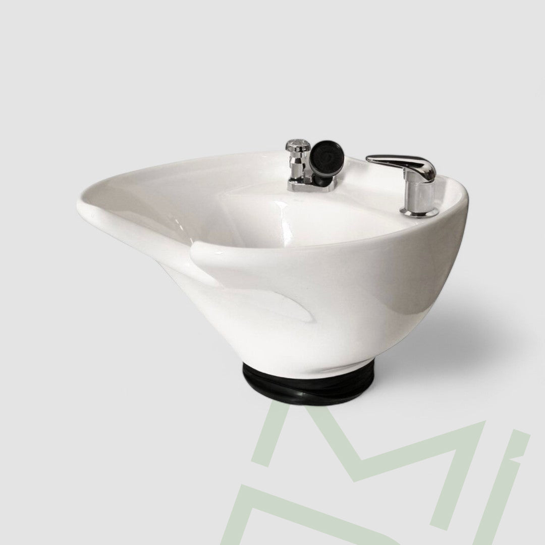 White Salon Shampoo Bowl