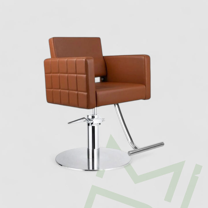 Sofia Deluxe Camel Salon Styling Chair - MDI Salon Equipment