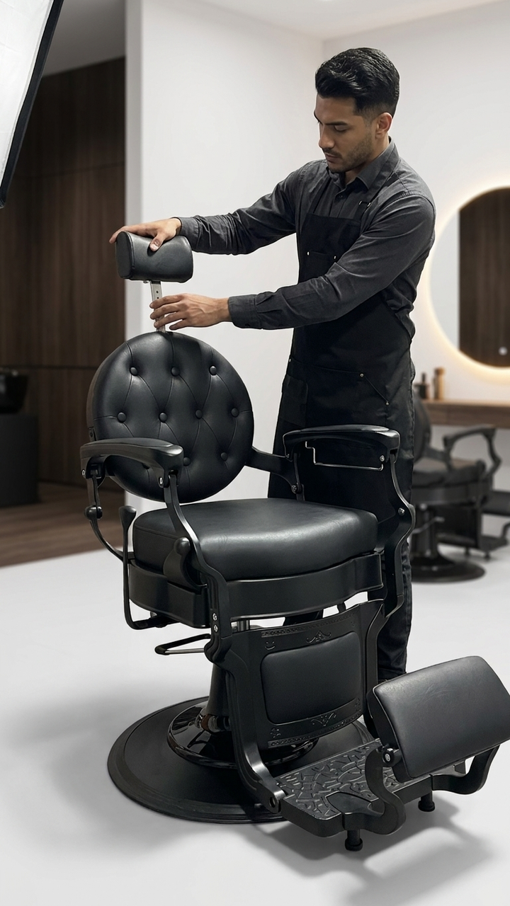 Viola Barber Chair - MDI Salon Equipment