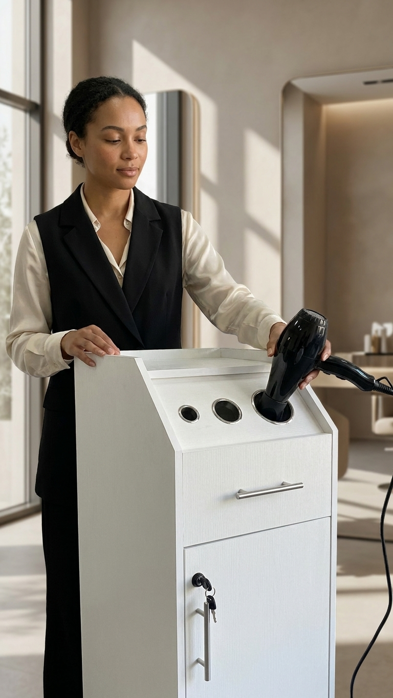 Sophia Salon Storage Trolley - MDI Salon Equipment